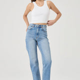 LouLou Straight Long - Lennon Blue