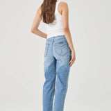 LouLou Straight Long - Lennon Blue