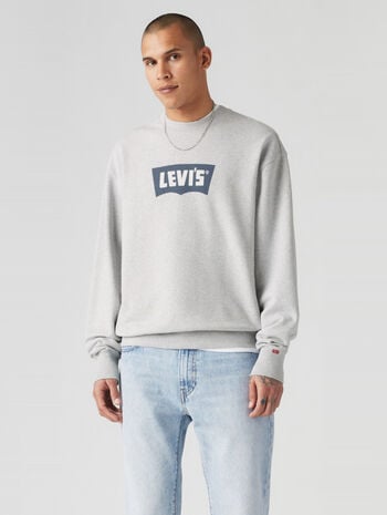 Graphic Crewneck Sweatshirt - Grey