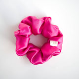 100% Pure Mulberry Silk Hair Scrunchie: Silver Gray