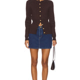 90's Relaxed Mini Skirt - Pacific Blue