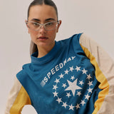 Speedway LS Tee - Maritime Blue