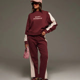 Saint Germain Knit Sweatshirt - Red Wine