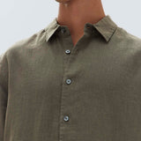 Casual Long Sleeve Shirt - Military