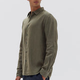 Casual Long Sleeve Shirt - Military