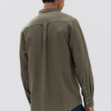 Casual Long Sleeve Shirt - Military