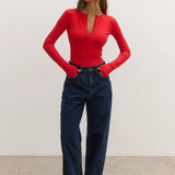 Lara BodySuit - Cherry Red