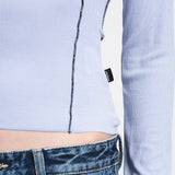 Nicola Top - Zen Blue Contrast