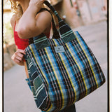 BUNDLE TOTE: Alice blue paid