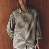 Eddie Check LS Shirt - White/Grey