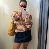 90's Relaxed Mini Skirt - Pacific Blue