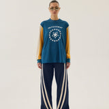 Speedway LS Tee - Maritime Blue