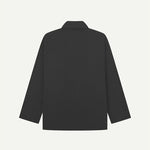 Charcoal shirt on a light gray background