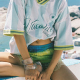 Vacation Soccer Stripe Tee