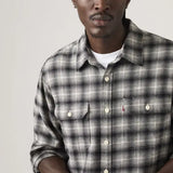 Jackson Worker Overshirt - Kana Plaid Jet Black