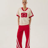 Chilli 99 Waffle Tee - Coconut