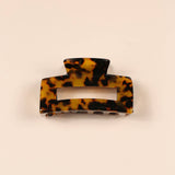 Scarlett Medium Claw Hair Clip Eco-Friendly: Marble Rose Pink