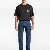 505 Workwear Regular Dark Stone Wash