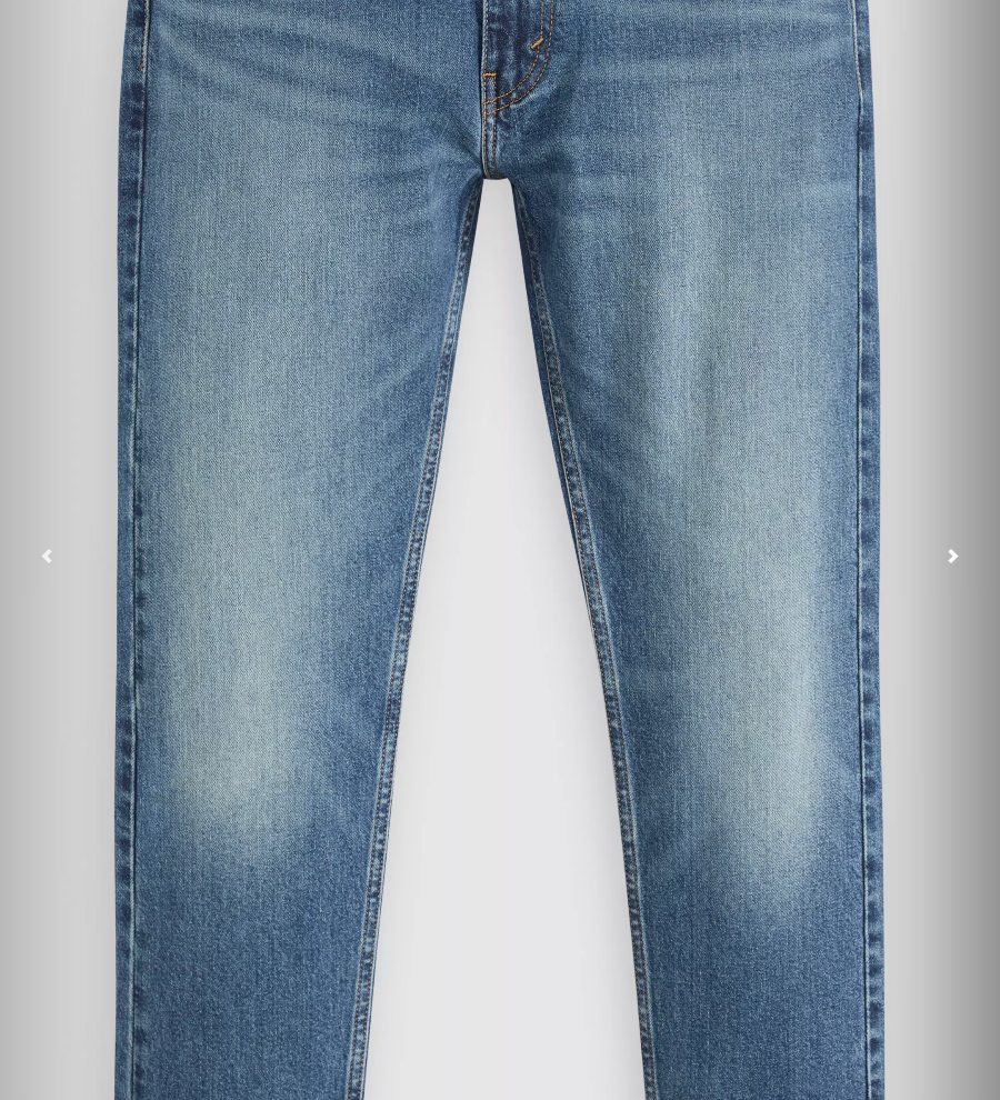 Pair of blue jeans on a white background
