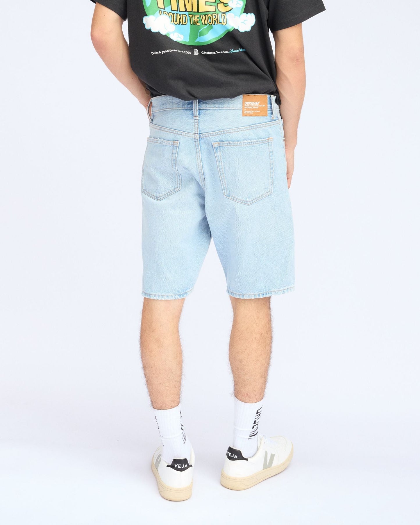 Dash Denim Short - Steam Light Worn