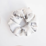 100% Pure Mulberry Silk Hair Scrunchie: Silver Gray