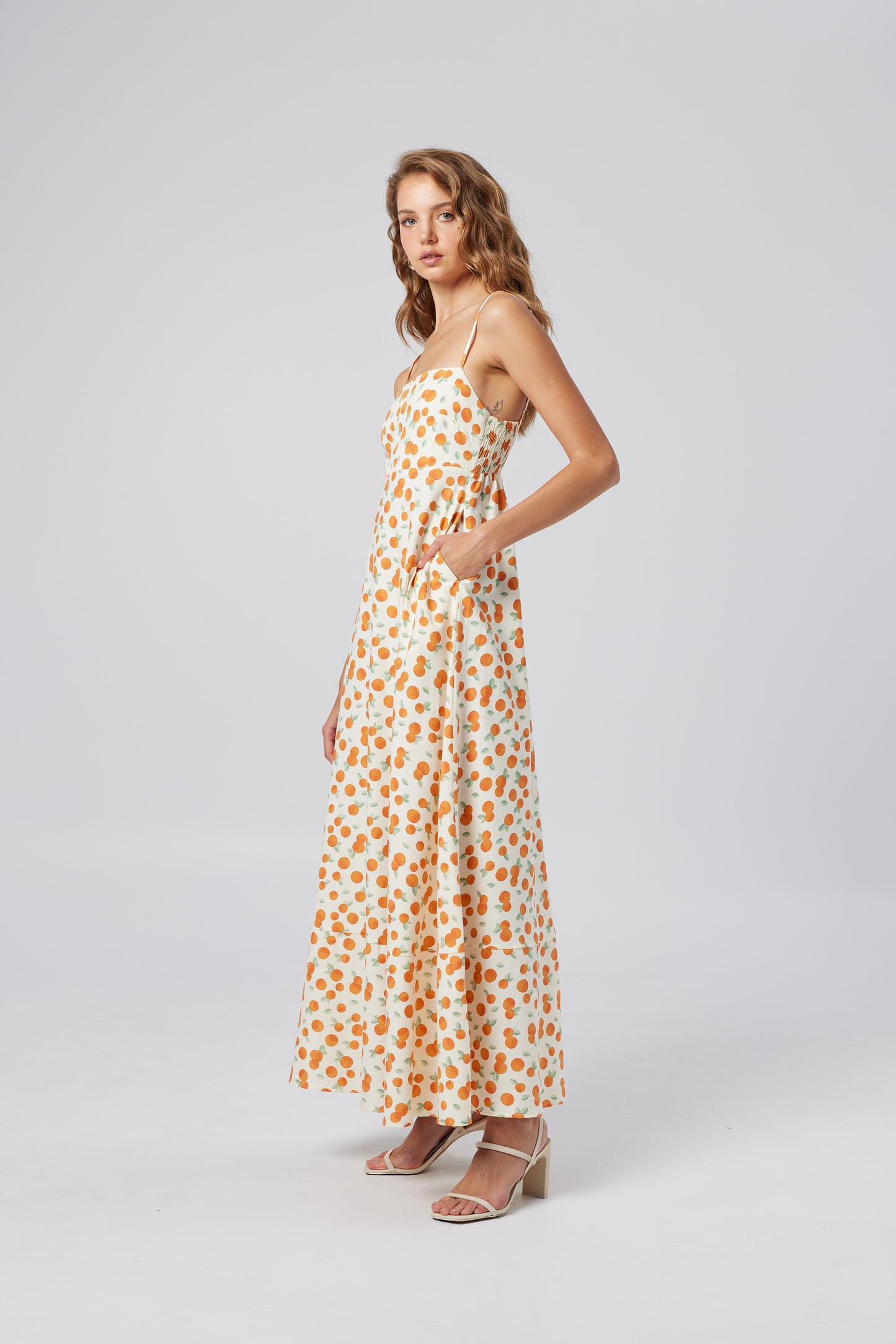 Valencia Summer Dress - Orange