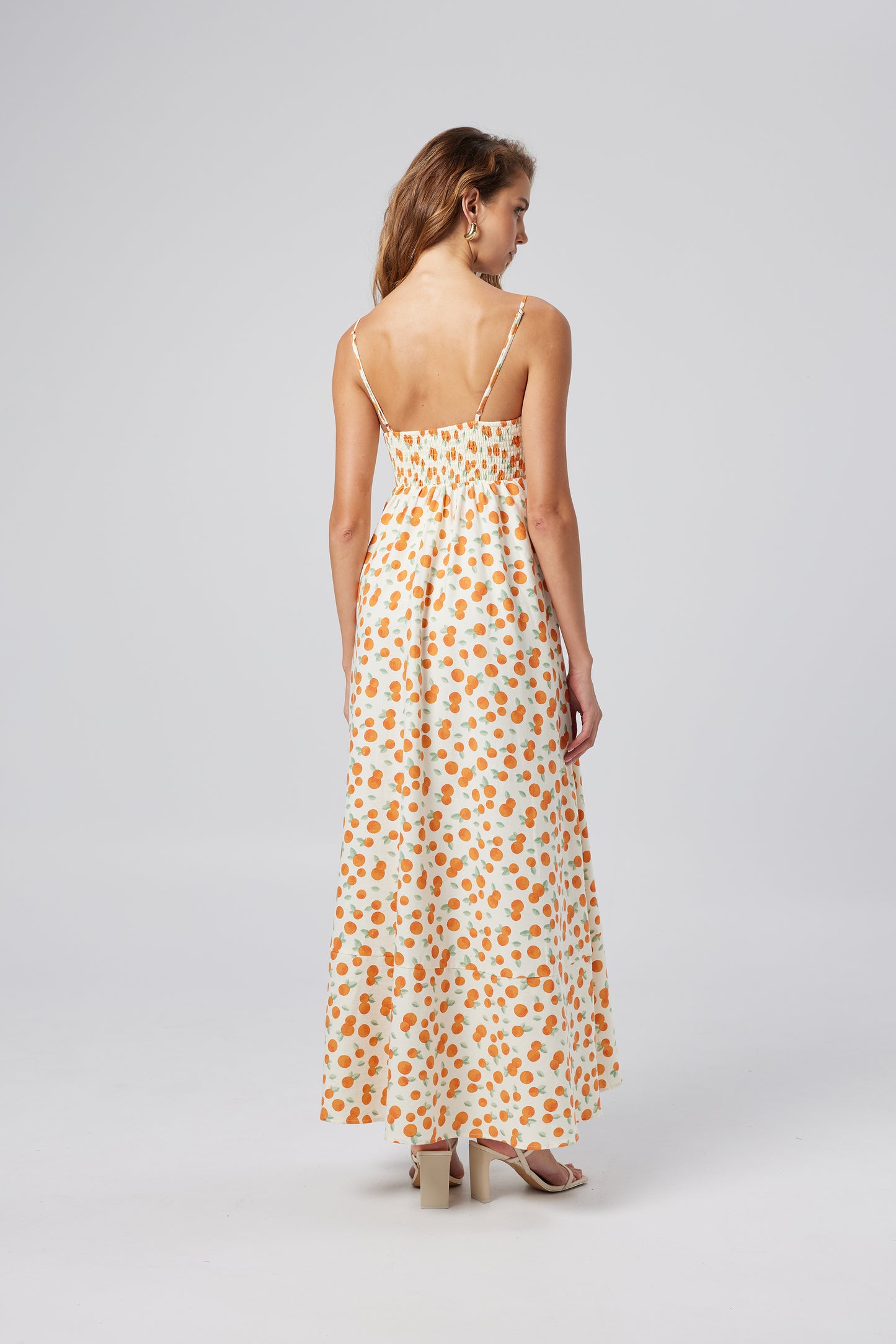 Valencia Summer Dress - Orange