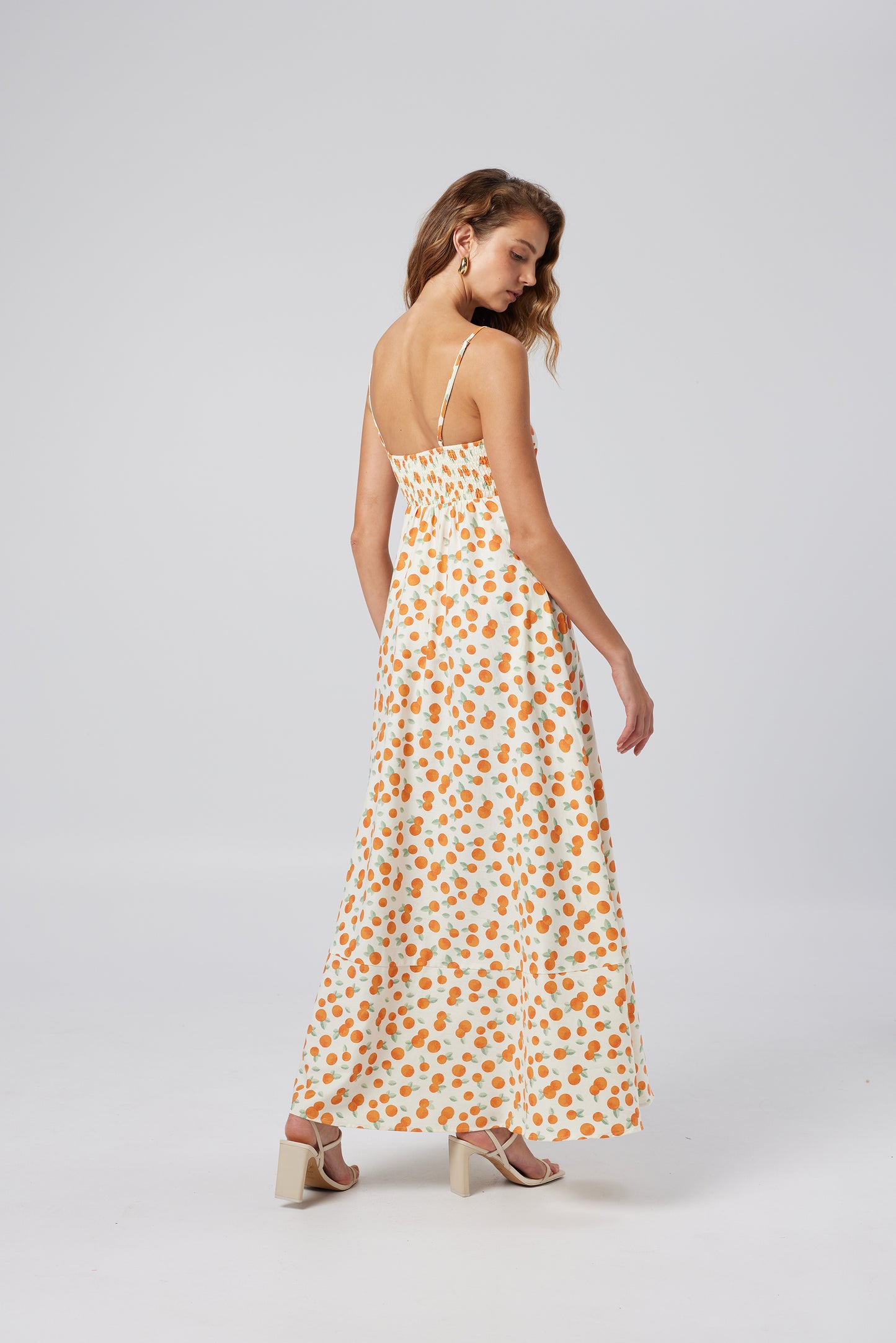 Valencia Summer Dress - Orange