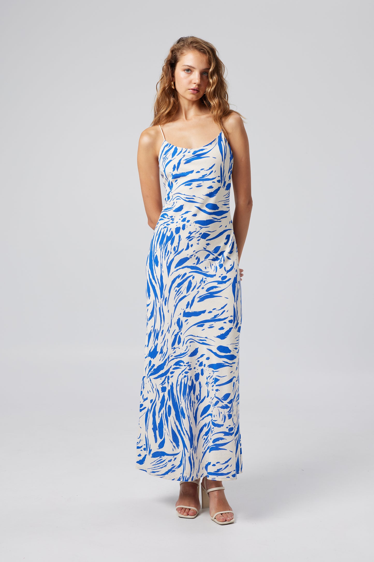 Atlantic Slip Dress - Blue