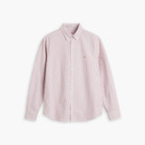 Authentic Button Down Shirt - Waylon Stripe Russett Brown