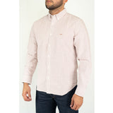 Authentic Button Down Shirt - Waylon Stripe Russett Brown