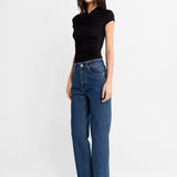 Adalia C/S Top - Black
