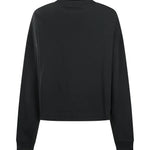 Black sweater on a white background