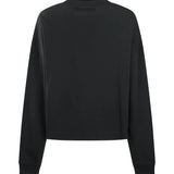 Black sweater on a white background