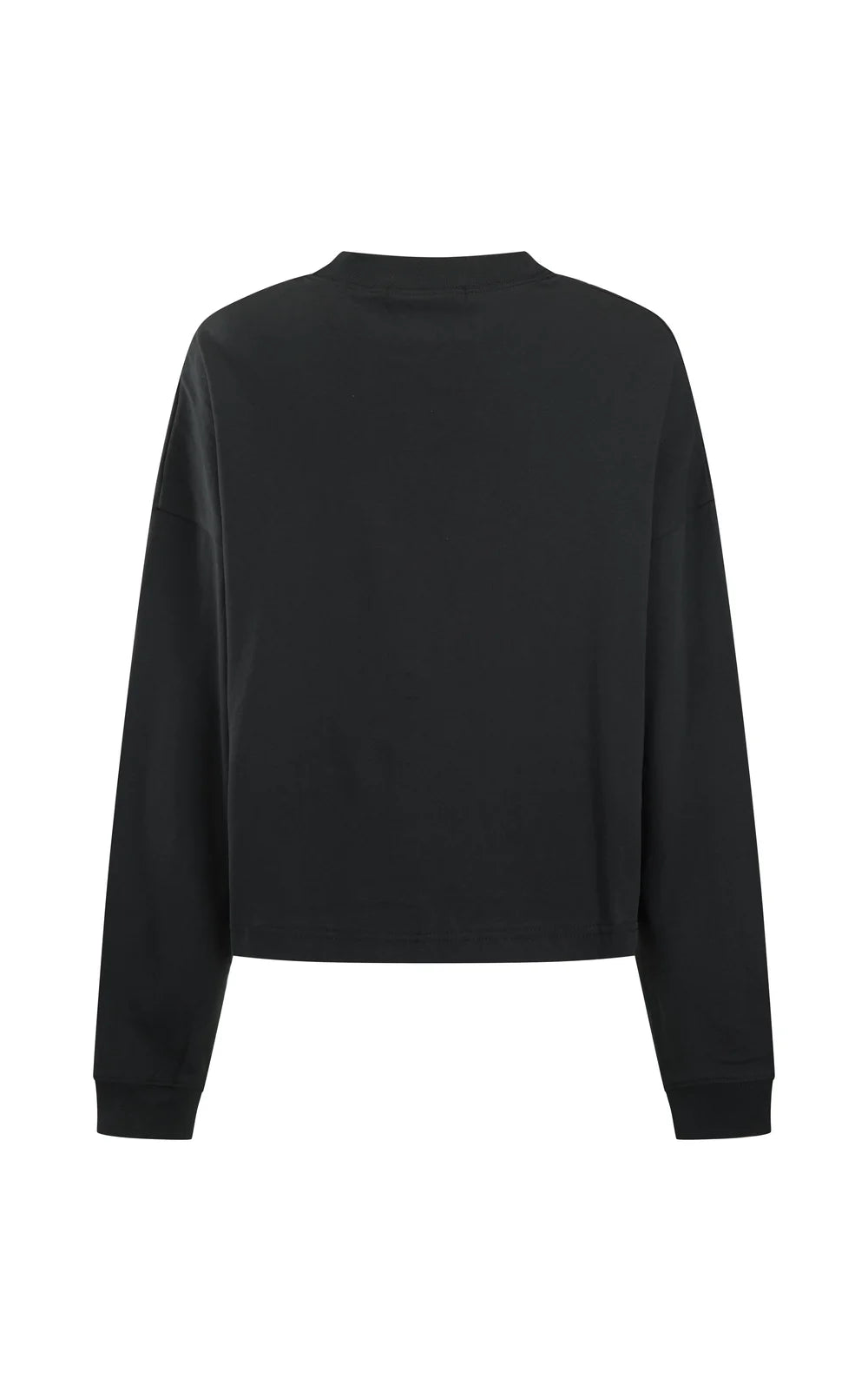 Black sweater on a white background