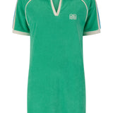 Riviera Terry Dress -  Tropical Green