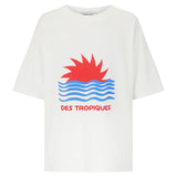Tropiques OS Tee - Warm White