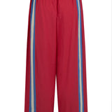 La Mer Stripe Pant - Lobster Red
