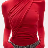 Araya Bodysuit - Garnet