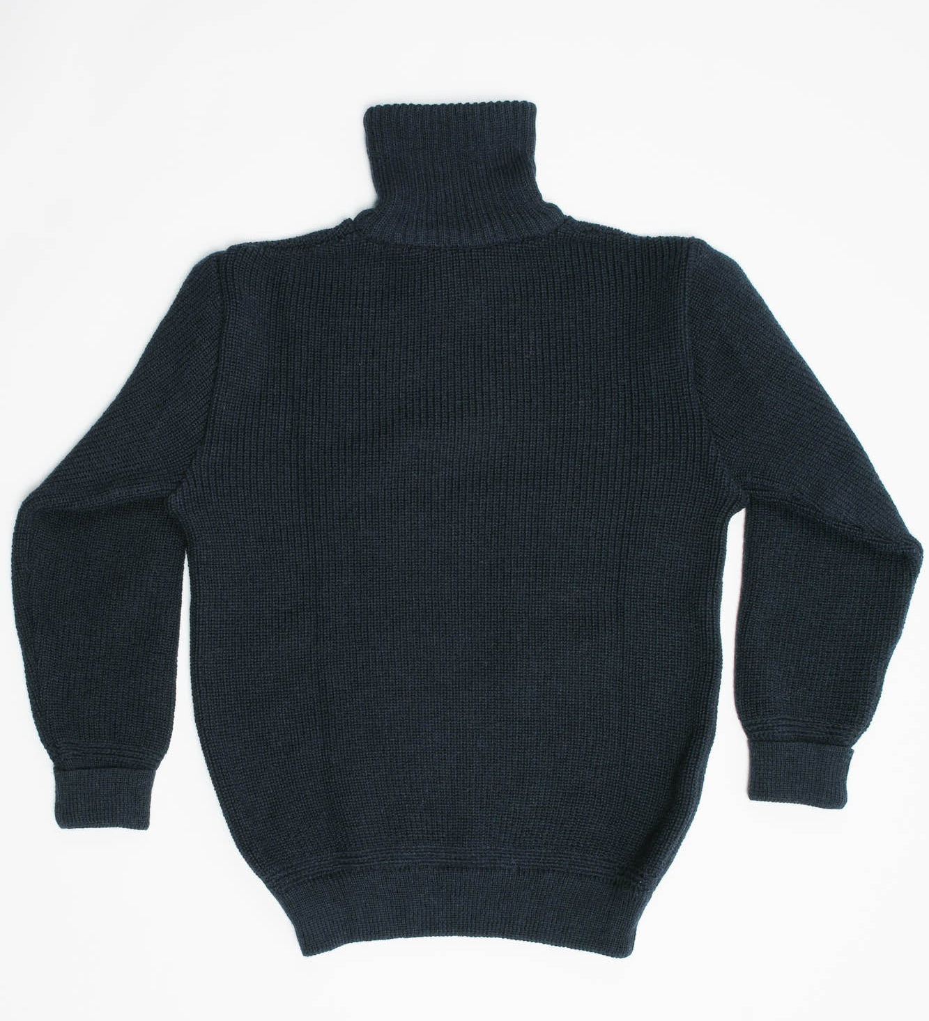 Blue sweater on a white background