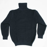 Blue sweater on a white background