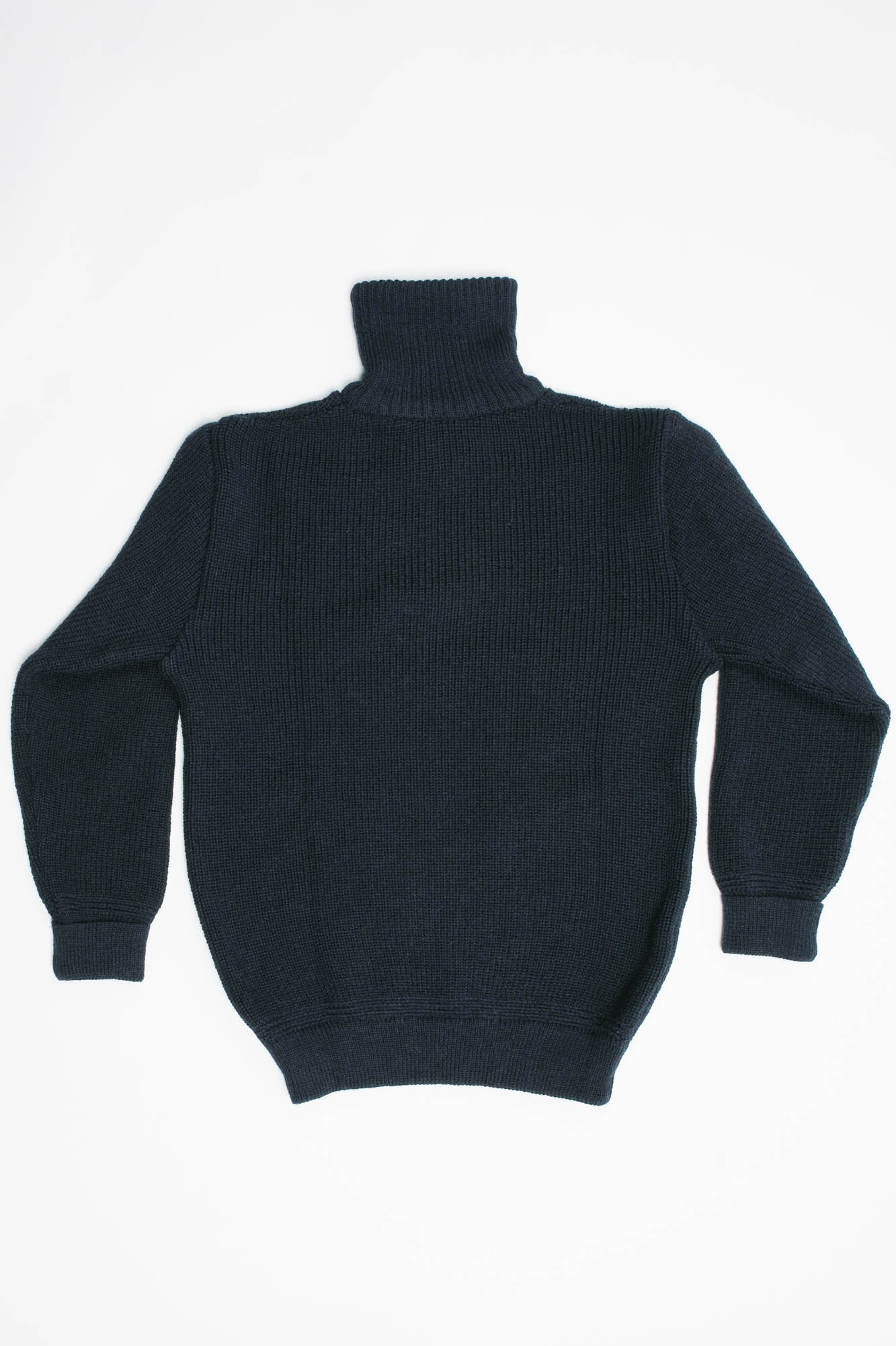 Blue sweater on a white background