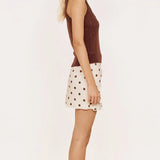 Arielle Wrap Mini Skirt - Dot