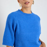 Assemble Knit Tee - Azure Blue