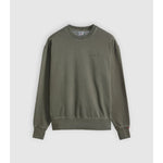 Green sweatshirt on a light gray background