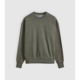 Green sweatshirt on a light gray background