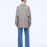 Bobbi Check Shirt  - Pale Blue Check