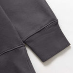Dark gray sweatshirt on a white background