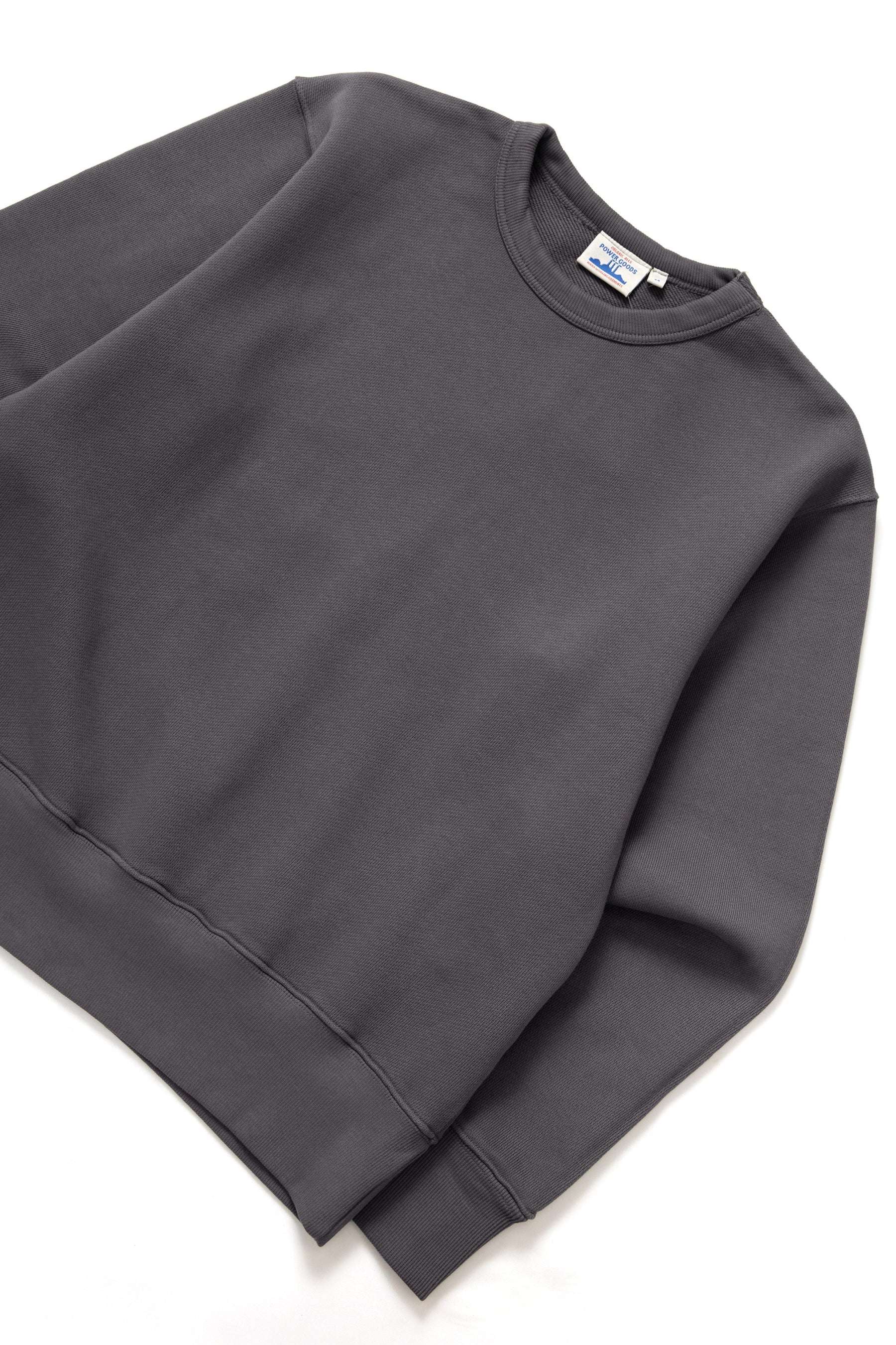 Gray sweatshirt on a white background