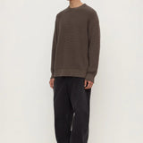 Carson Cotton Rib Knit - bark